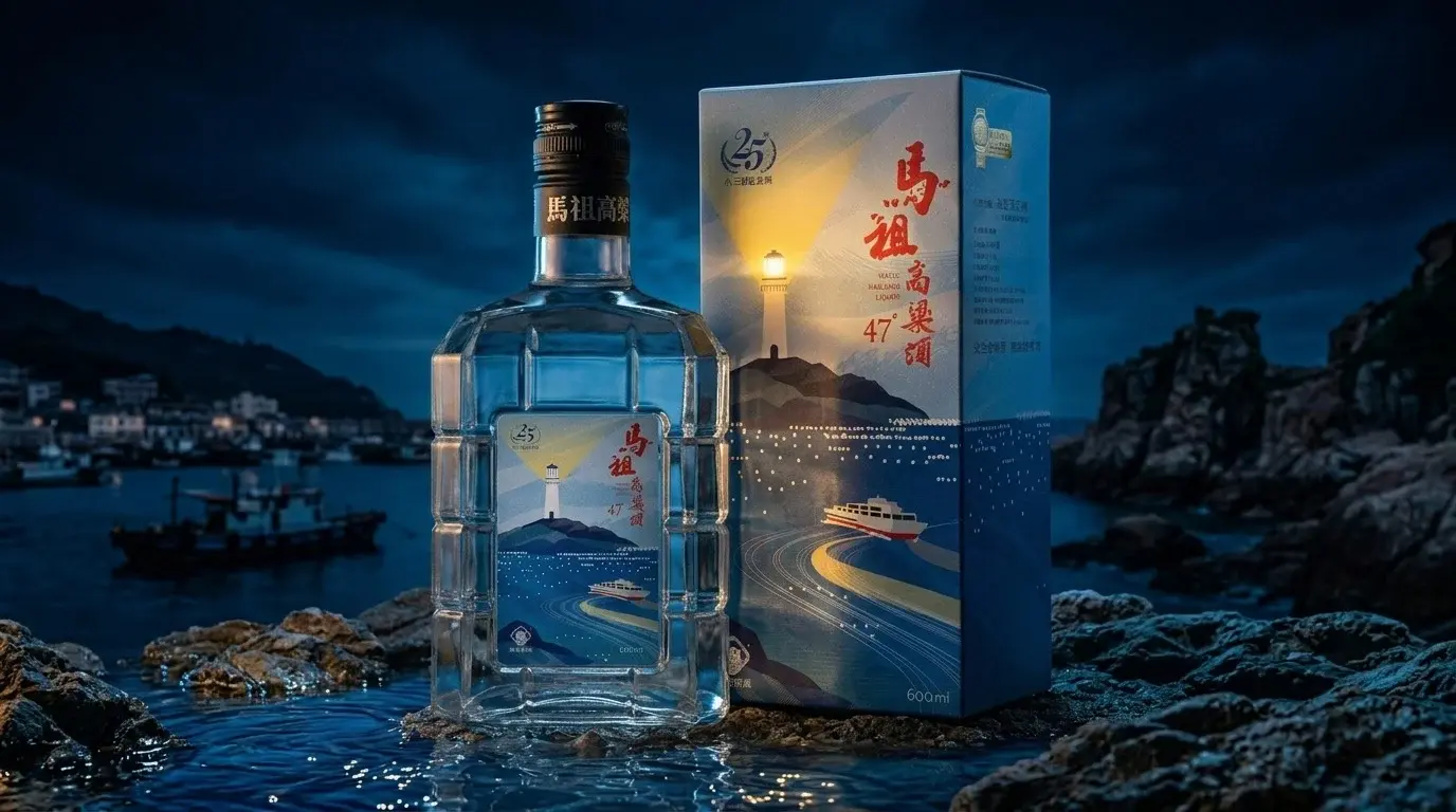 馬祖酒廠 小三通紀念酒｜品牌包裝設計