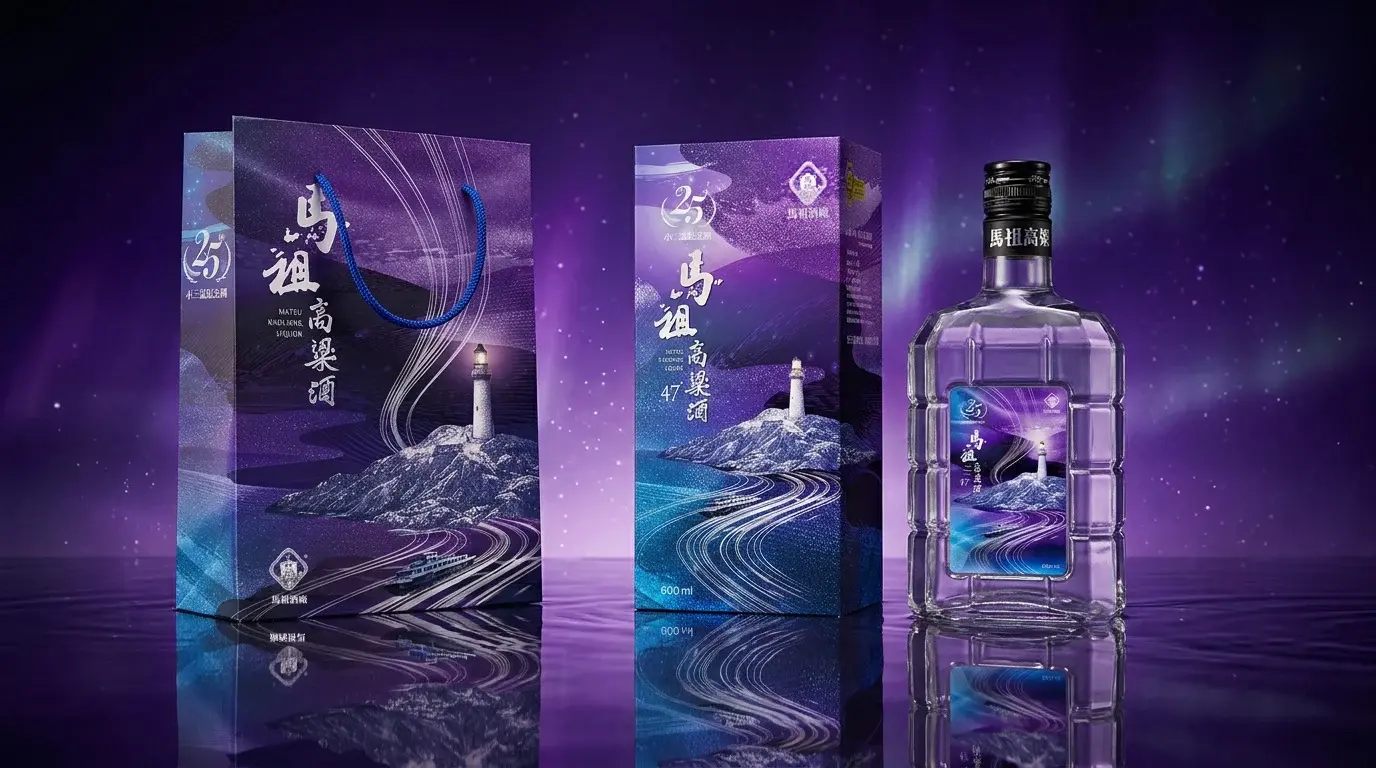 馬祖酒廠 小三通紀念酒｜品牌包裝設計